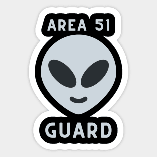 Area 51 Guard Sticker